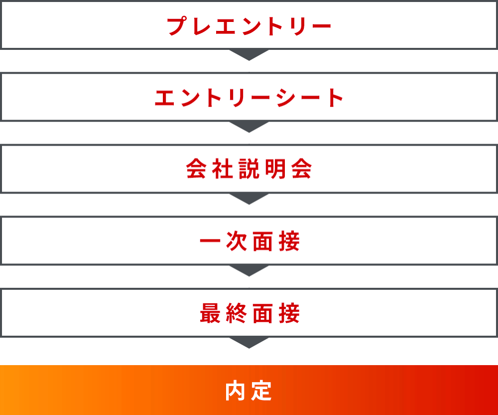 株式会社DNS 採用フロー